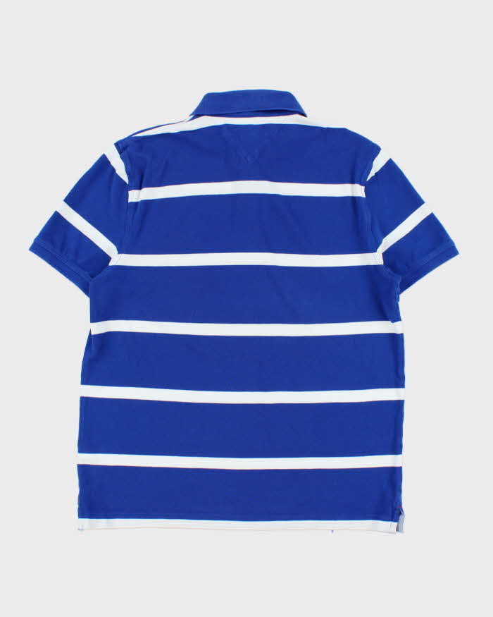 Vintage Tommy Hilfiger Striped Classic Short Sleeve Polo Shirt - L