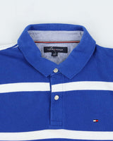 Vintage Tommy Hilfiger Striped Classic Short Sleeve Polo Shirt - L