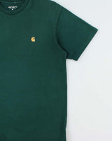 Vintage Carhartt Heavyweight Forest Green Chase Crewneck T-Shirt - M