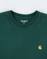Vintage Carhartt Heavyweight Forest Green Chase Crewneck T-Shirt - M