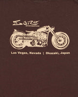 Vintage Y2K 00s Zero Engineering Okazaki Japan Original Samurai Choppers Heavyweight Crewneck T-Shirt - L