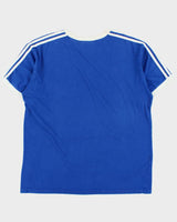 Vintage Y2K 00s Adidas Made In Canada Heavyweight Embroidered 3-Stripe Crewneck T-Shirt - XL