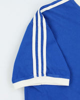 Vintage Y2K 00s Adidas Made In Canada Heavyweight Embroidered 3-Stripe Crewneck T-Shirt - XL