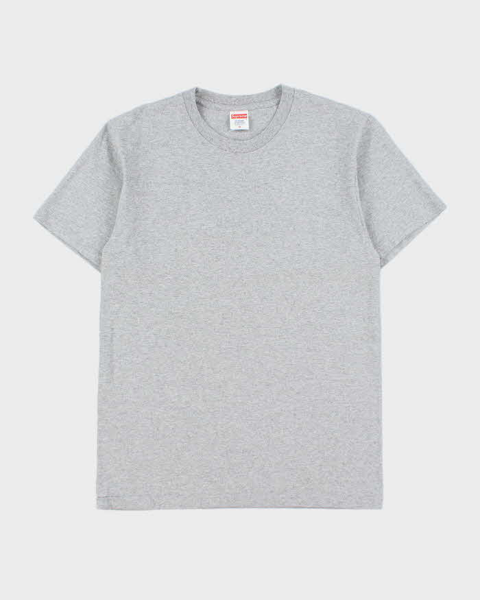 Vintage Supreme Made In USA Blank Heavyweight Crewneck T-shirt - M