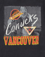 Vintage 1990 NHL Vancouver Canucks Single Stitch T-shirt - L