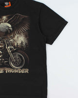 Vintage 1990s Rock Eagle Feel The Thunder Single Stitch T-shirt - XL