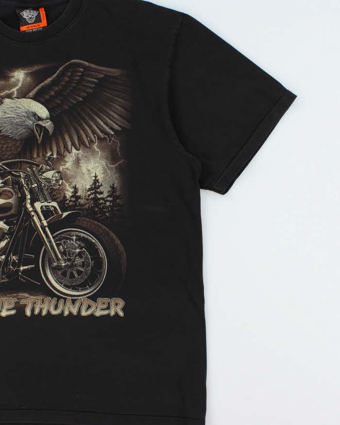 Vintage 1990s Rock Eagle Feel The Thunder Single Stitch T-shirt - XL