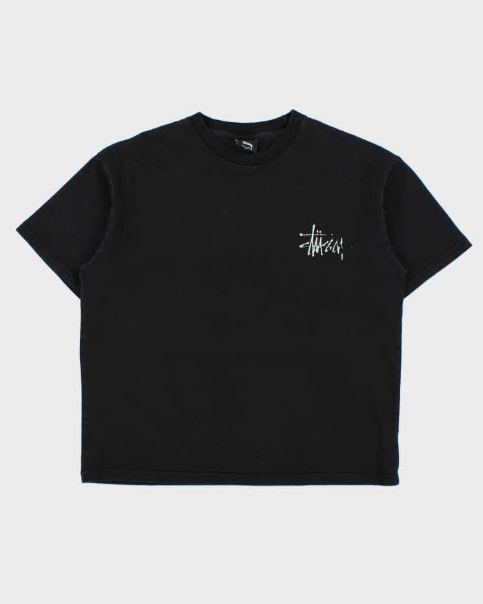 Vintage Stussy Heavyweight Boxy Crewneck T-shirt - L