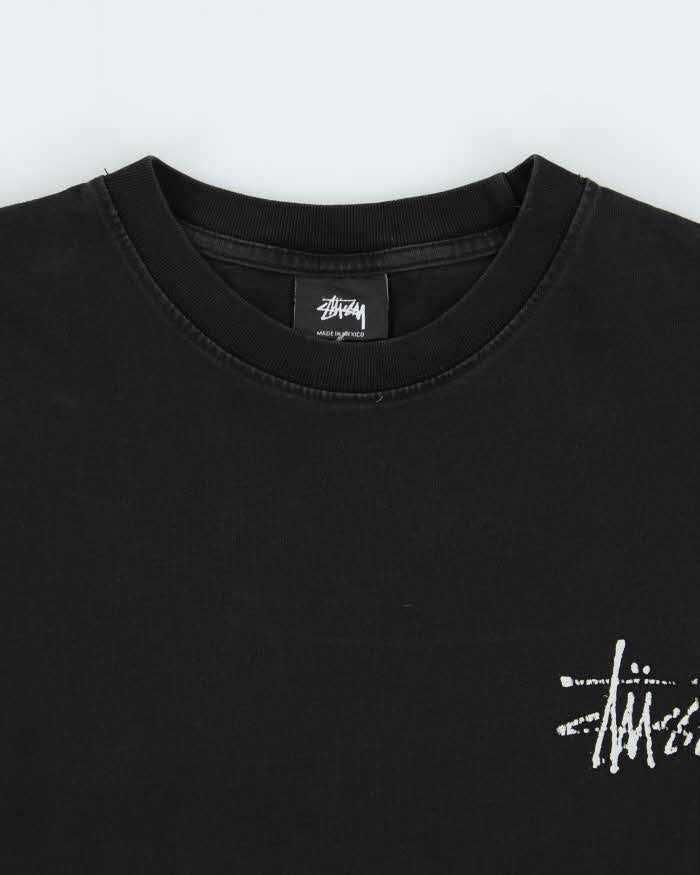 Vintage Stussy Heavyweight Boxy Crewneck T-shirt - L