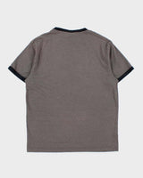 Vintage Y2K 00s Daytona Beach Dodge Charger Marl Grey Crewneck Ringer T-Shirt - M