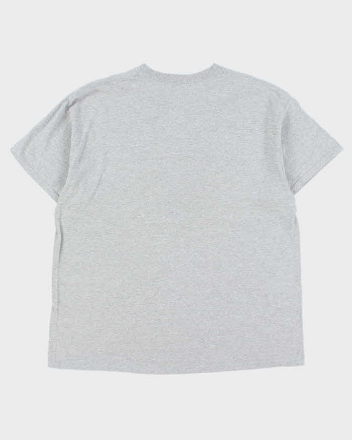 Vintage Y2K 00s Russell Athletic Marl Grey Crewneck T-Shirt - XL