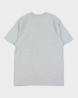 Vintage Carhartt Marl Grey Heavyweight Original Fit Crewneck Pocket T-Shirt - M