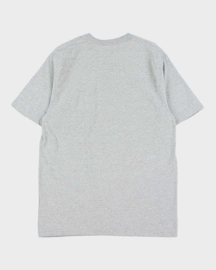 Vintage Carhartt Marl Grey Heavyweight Original Fit Crewneck Pocket T-Shirt - M