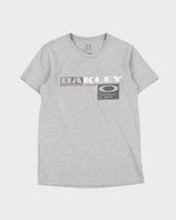 Vintage Y2K 00s Oakley Marl Grey Regular Fit Crewneck T-Shirt - S