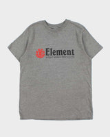 Vintage Element Skateboards Classic Logo Marl Grey Regular Fit Crewneck T-Shirt - L
