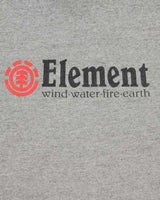 Vintage Element Skateboards Classic Logo Marl Grey Regular Fit Crewneck T-Shirt - L