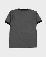 Vintage Y2K 00s Vans Skate Marl Grey Heavyweight Crewneck Ringer T-Shirt - M