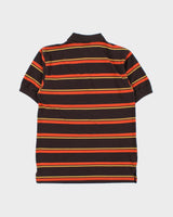 Vintage 1990s Penguin Musingwear Striped Short Sleeve Pocket Polo Shirt - S