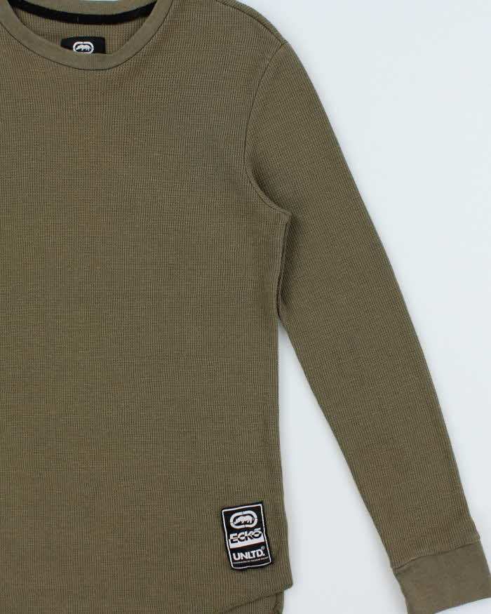 Vintage 2000s Ecko Unkltd Waffle Long Sleeve T-shirt - L