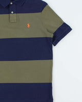 Vintage Polo Ralph Lauren Striped Classic Fit Short Sleeve Polo Shirt - M