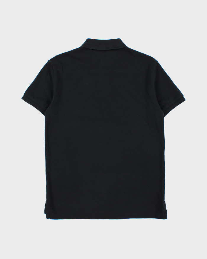 Vintage Polo Ralph Lauren Black Classic Slim Fit Short Sleeve Polo Shirt - M