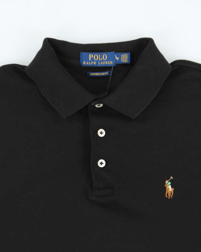 Vintage Polo Ralph Lauren Custom Slim Fit Short Sleeve Polo Shirt - M