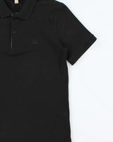 Vintage Burberry Classic Nova Check Placket Short Sleeve Polo Shirt - S