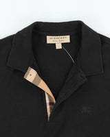 Vintage Burberry Classic Nova Check Placket Short Sleeve Polo Shirt - S