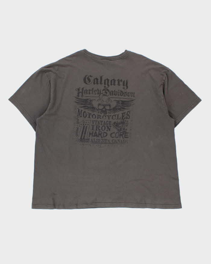 Vintage Harley Davidson Made In USA Heavyweight Crewneck T-Shirt - 3XL