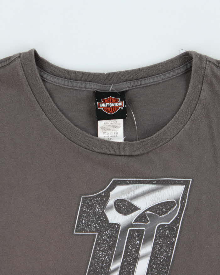 Vintage Harley Davidson Made In USA Heavyweight Crewneck T-Shirt - 3XL