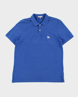 Vintage Burberry Brit Classic Nova Check Placket Short Sleeve Polo Shirt - XL