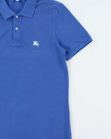 Vintage Burberry Brit Classic Nova Check Placket Short Sleeve Polo Shirt - XL