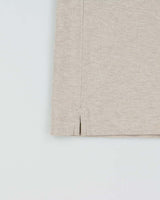 Vintage Lacoste Marl Beige Classic Croc Slim Fit Short Sleeve Polo Shirt - XL