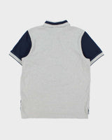 Vintage Y2K 00s Tommy Hilfiger Marl Embroidered Striped Custom Fit Short Sleeve Polo Shirt - M