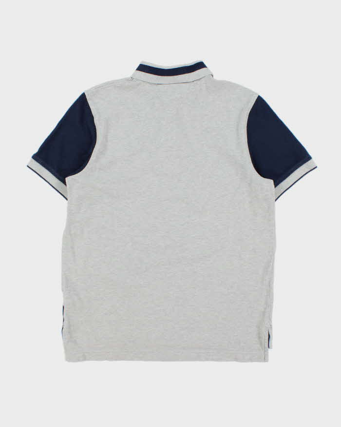 Vintage Y2K 00s Tommy Hilfiger Marl Embroidered Striped Custom Fit Short Sleeve Polo Shirt - M