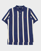 Vintage 1990s Polo Ralph Lauren Striped Classic Short Sleeve Polo Shirt - L