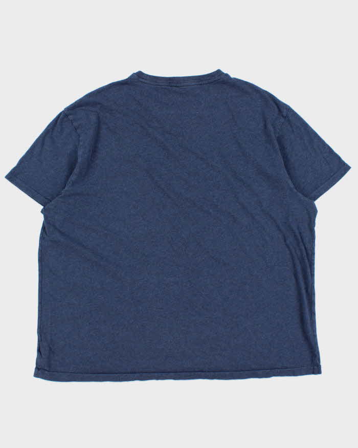 Vintage Polo Ralph Lauren Marl Blue Classic Fit Crewneck T-Shirt - XL