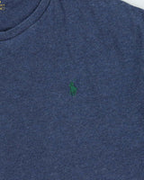 Vintage Polo Ralph Lauren Marl Blue Classic Fit Crewneck T-Shirt - XL