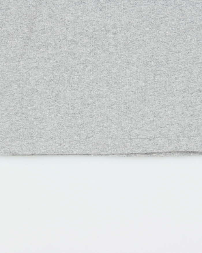 Comme des Garcons PLAY Marl Grey Heavyweight Heart Eye Crewneck T-Shirt - L