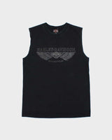 Vintage Harley Davidson Cancun Mexico Heavyweight Crewneck Sleeveless T-Shirt - M