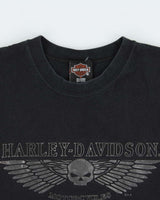 Vintage Harley Davidson Cancun Mexico Heavyweight Crewneck Sleeveless T-Shirt - M