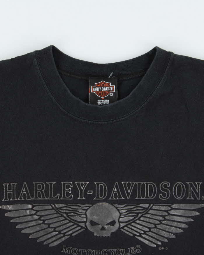 Vintage Harley Davidson Cancun Mexico Heavyweight Crewneck Sleeveless T-Shirt - M