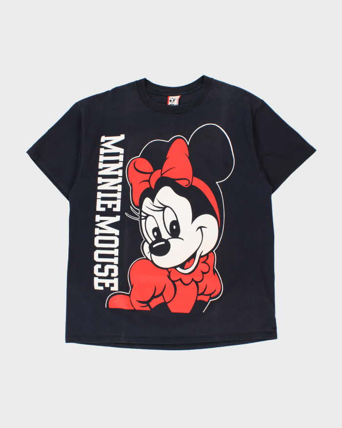 Vintage 1990s Disney Designs Made In USA Minnie Mouse Heavyweight Crewneck T-Shirt - XL