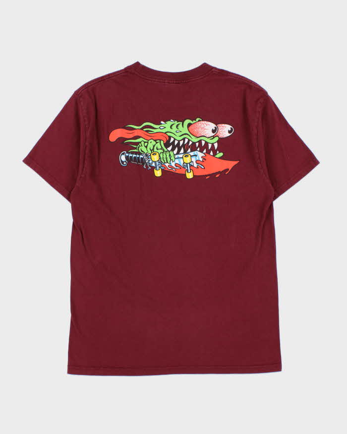 Vintage Y2K 00s Santa Cruz Skateboards Meek Slasher Heavyweight Crewneck T-Shirt - M