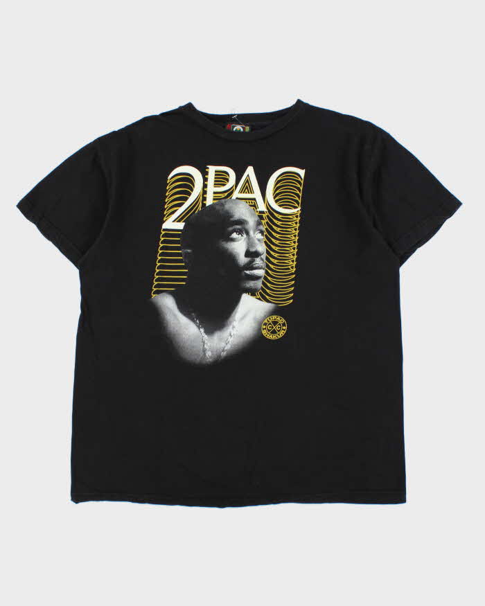 Vintage 2PAC Tupac Shakur Cross Colours Graphic Crewneck T-Shirt - L