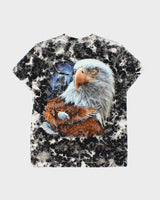 Vintage Rock Eagle Tie-Dye Heavyweight Crewneck T-Shirt - M