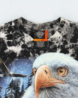 Vintage Rock Eagle Tie-Dye Heavyweight Crewneck T-Shirt - M