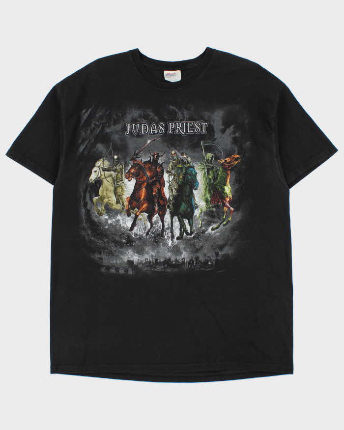 Vintage Judas Priest Nostradamus 2008 Tour Hanes Heavyweight Crewneck T-Shirt - XL
