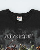 Vintage Judas Priest Nostradamus 2008 Tour Hanes Heavyweight Crewneck T-Shirt - XL