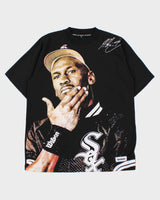 Vintage Hustle4D MJ White Sox Tribute Heavyweight Graphic Crewneck T-Shirt - M